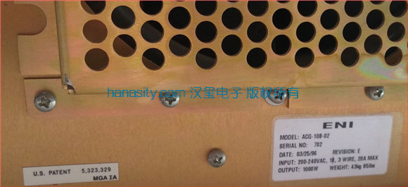 RF generator,ENI(MKS),ACG,ACG-10B