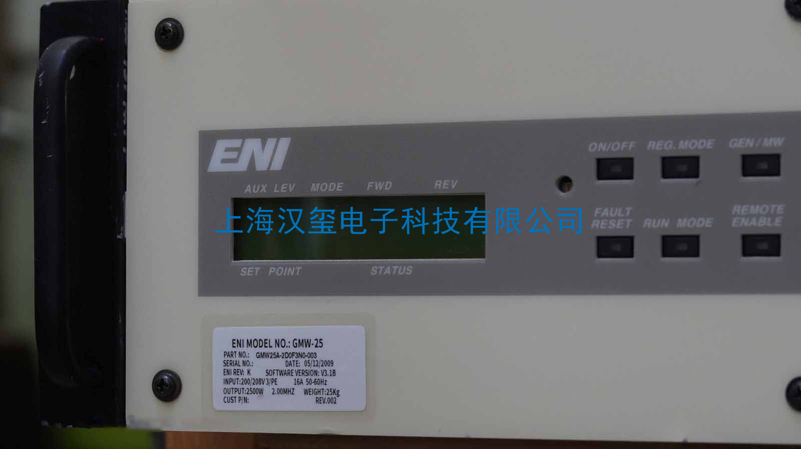 RF generator,ENI(MKS),GENESIS,GHW-25
